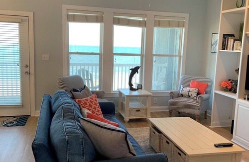 Indian Beach Condo | Ocean Club B301-Corner, Top Floor Oceanfront Condo