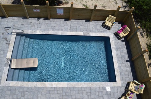 Salvo House | Oceanfront! Heated Pool! Wood Floors! Game Room!