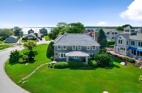 Groton Long Point House | Oceanfront home with private dock & large yard