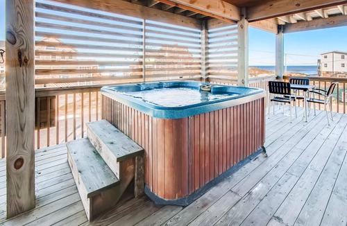 Rodanthe House | Oceanview Dog Friendly Home w/Private Pool, Hot Tub, and Beach Access Nearby