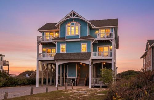 South Nags Head House | Outside-In - S Nags Head MP 18.5, Luxury Oceanfront, Elevator, Pool, Cabana, Home Theatre, Pets OK