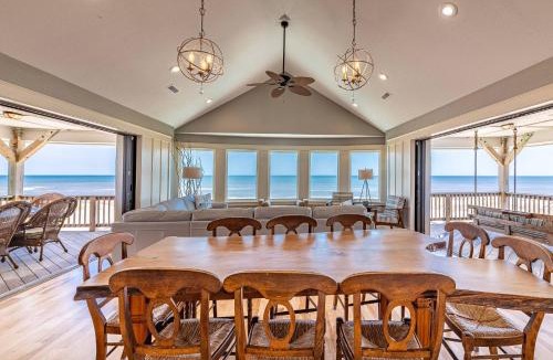 South Nags Head House | Outside-In - S Nags Head MP 18.5, Luxury Oceanfront, Elevator, Pool, Cabana, Home Theatre, Pets OK