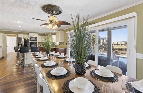 Myrtle Beach House | Paradise on Ocean Waterway Huge 5k sq ft w Private Pool/Boat Dock/Yard Sleeps 34