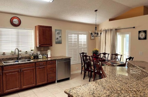 Town N County Park House | Peaceful Pool Home Near Airport Heated pool