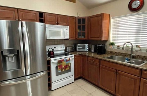 Town N County Park House | Peaceful Pool Home Near Airport Heated pool