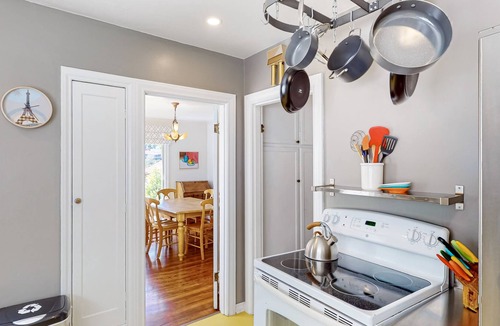 Seattle Metro Area House | Peaceful retreat near the city with private yard, patio, cheerful interior, W/D