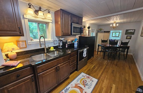 Shallotte House | Perfect Getaway between 2 beaches! 1-bedroom bungalow with Vintage charm!
