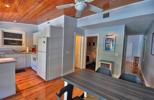 Uptown - Upper Duval Cottage | Pete's East Cottage: Cypress east cottage steps from Duval