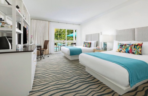 Historic Seaport Hotel | Pool & Garden View 2 Queen Room at Marker Key West Harbor - Pet-friendly!