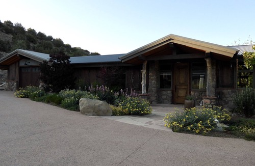 Cornville Cottage | Privacy, views, vineyard and creek.