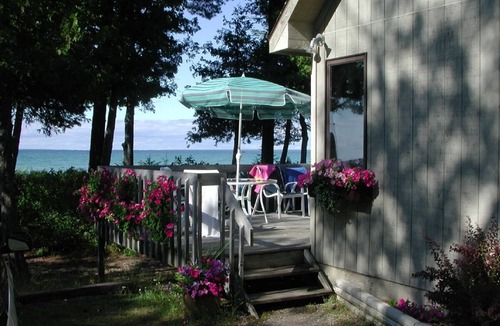 Harbor Springs Cottage | Private Beachfront Lake Michigan Home - 175 ft. of private beach frontage