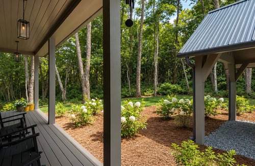 Cashiers Cottage | Rabbit Ridge New Designer Cottage Screened Porch + Wood Fireplace | EV Charger