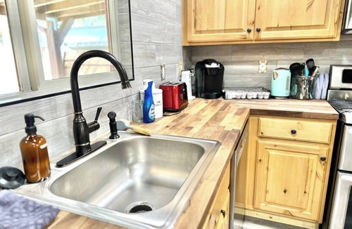 Overgaard Cottage | Red Door Cottage | Retro cabin, Pet friendly