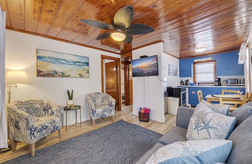 Independence Square Cottage | Reef at The Arbors—Charming 50s Cottage Steps from Beach w/Pool & Lush Grounds