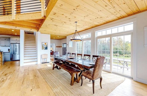 Whitefield House | Ridgeview | Newer home in Whitefield with hot tub, firepit & mountain views