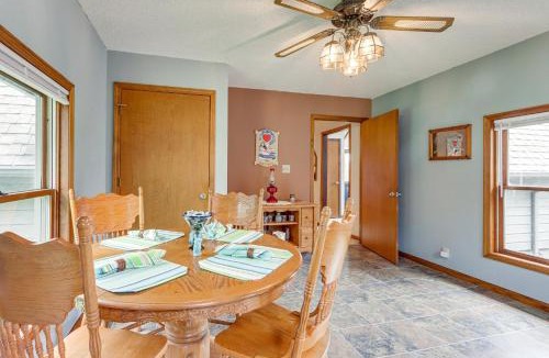 Treece House | Riverfront Baxter Springs Home w/Deck & Grill!