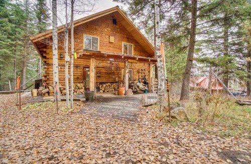 McCall House | ‘Roots Rustic Retreat:’ Tree-Lined Cabin in McCall