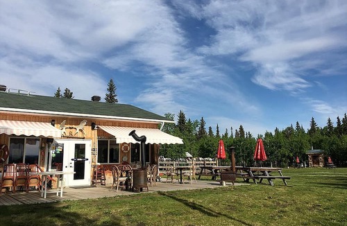 Tagish Cabin | Rustic Camping Cabin Overlooking the Tagish River near Whitehorse, Yukon