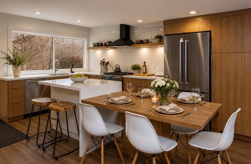 Park Meadows Condo | Scandinavian 72 Vantage Condo with Private Hot Tub by RedAwning