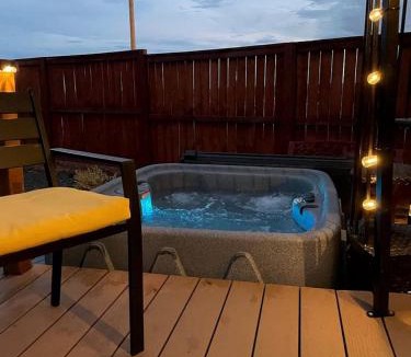 Apple Valley House | Scenic Desert-Modern Tiny Home with Private Hot Tub Near Zion National Park in Apple Valley, Utah