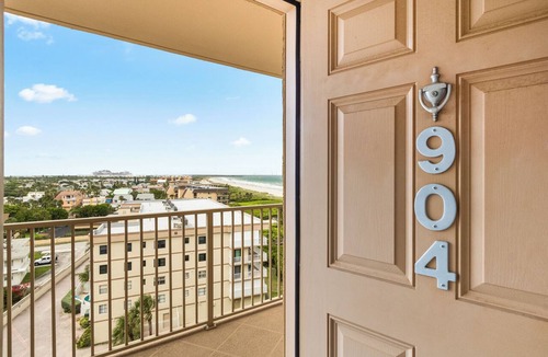 Port Canaveral Condo | Sea, Sun & Serenity | Oceanfront Oasis w/Heated Pool + Top-Floor Balcony! ☀️