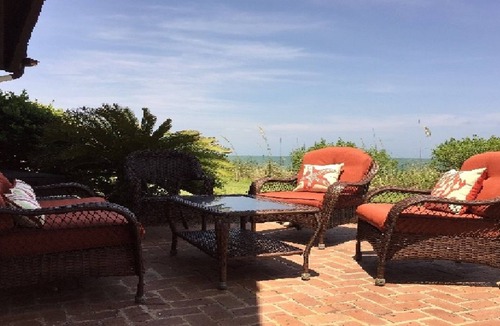 Debordieu Colony Villa | Seaside Haven is an ocean front villa steps away from the beach!