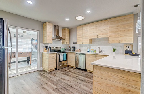 Venetian Way House | Seaside Stay — Foosball Fun, Outdoor Patio & Fully Fenced Backyard 🌞
