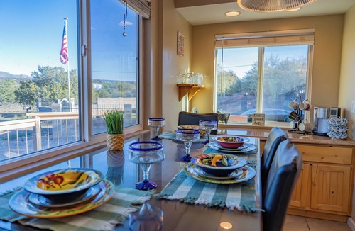 Lake Montezuma House | Serenity at Rimrock, swim spa, views, fenced yard, pet friendly!