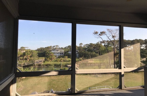Saint Helena Island House | “Shorelines”, CANAL FRONT! w/crab and floating dock across from beach access 27