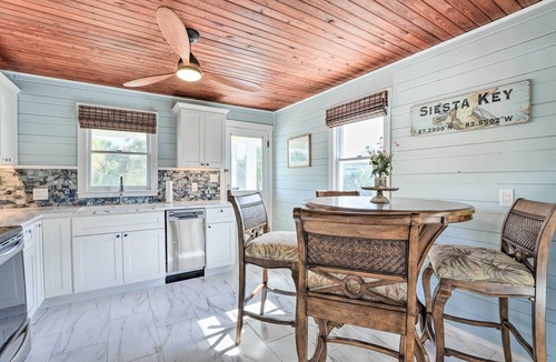 Siesta Key Village Cottage | Siesta Key Village Home < Half Mi to Beach!