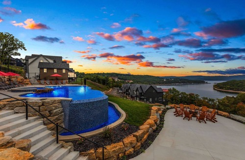 Kimberling City House | Spacious Modern Lakefront Home w/Private Dock, Pools & Family-Friendly Resort Amenities