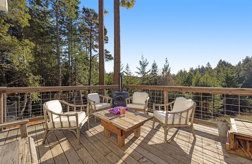 Little River House | Stunning 1BR w/ridgetop views, trails & game lounge on 10 acre property