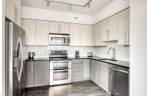 Ballston Apartment | Sunny Virginia Square 1BR w/Gym & W/D, steps to Metro, by Blueground
