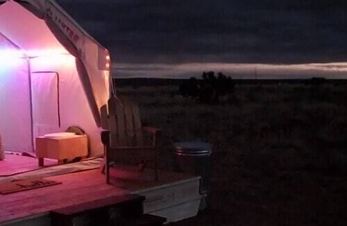 Chambers RV Rental | Tentrr Signature Site - Furnished Stunning Painted Desert Camping on Route 66 -