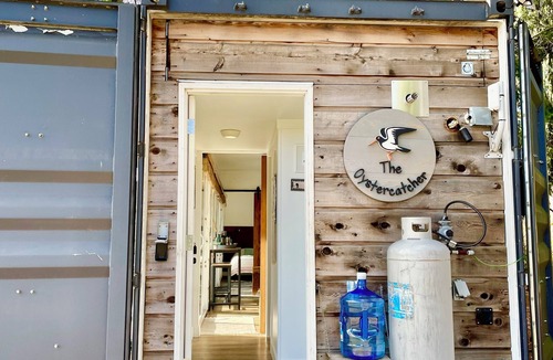 Regional District of Nanaimo Cabin | The Oystercatcher-A Bright, off-grid Container home.