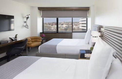 Foggy Bottom Hotel | The Watergate Hotel | 2 Doubles | Private Balcony | Near Georgetown