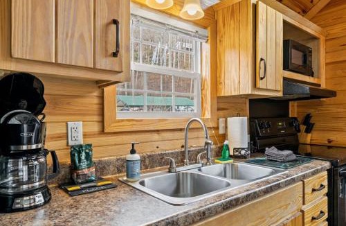 Dillsboro Apartment | Tiny Bearadise - Riverfront Cabin, Deck, Fire Pit & Near the Smoky Mountains!