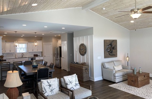 Topsail Beach House | Tower 2 Retreat - Enjoy Ocean, Sound, and Sun in relaxing waterfront townhome