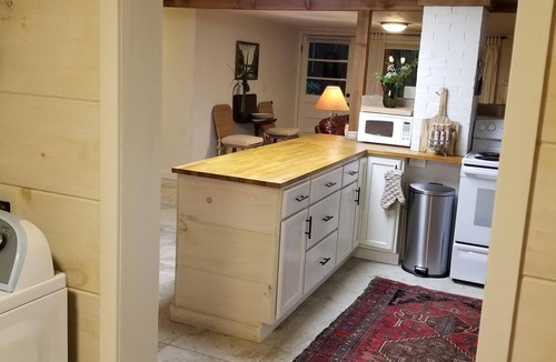 Mountain City Cottage | Tranquil setting with a heavenly front porch view of Black Rock Mountain