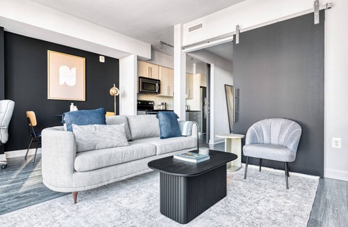 Ballston Apartment | Trendy Virginia Square 1BR w/Gym & W/D, steps to Metro by Blueground
