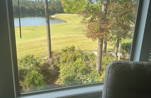 Pawleys Island Villa | Updated 3 bedroom 2 full bath condo on True Blue's Golf Course with water view.