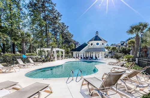 Carolina Forest Condo | Upscale Retreat with Pool, Balcony Views & Myrtle Beach Fun