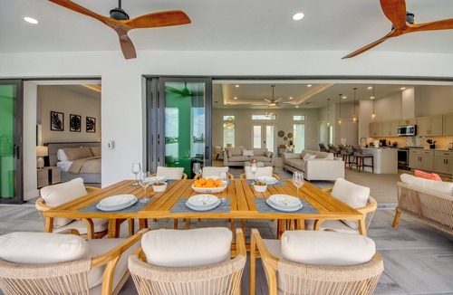 Eight Lakes Villa | Villa Florida Orange -newly built at Eight Lakes, on water, modern, pool & spa