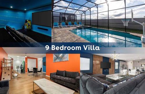 Four Corners Villa | Villa Near Disney with Treehouse BR, Theater & Arcade