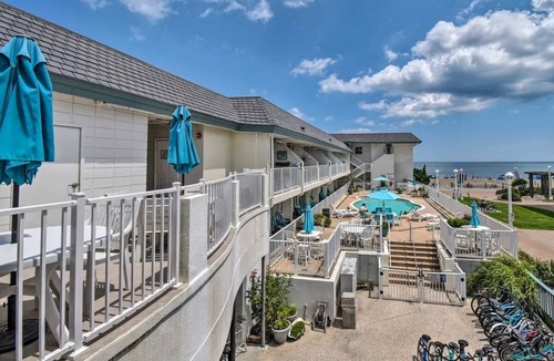 Northeast Virginia Beach Apartment | Virginia Beach Oceanfront Studio, Boardwalk, Balcony, Beach, Pool