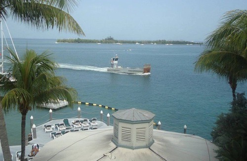 Historic Seaport Resort | Walk to Duval Waterfront Marina View 2-Bed Galleon + Beach + Sunset Tiki Bar