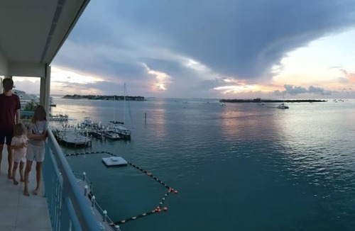 Historic Seaport Resort | Walk to Duval Waterfront Marina View 2-Bed Galleon + Beach + Sunset Tiki Bar