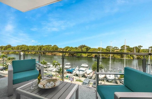 Merritt Island Condo | Waterfront Condo: Pool, Hot Tub & Water Views!