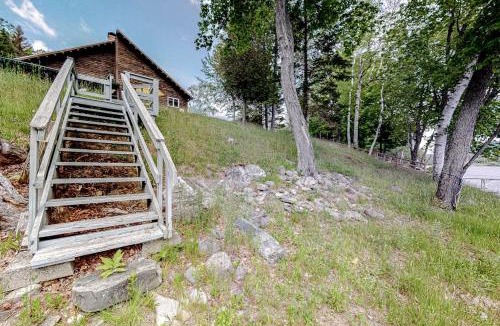 Northeast Somerset House | Waterfront Home on Moose River with Firepit, Porch, Pool Table, Great River View