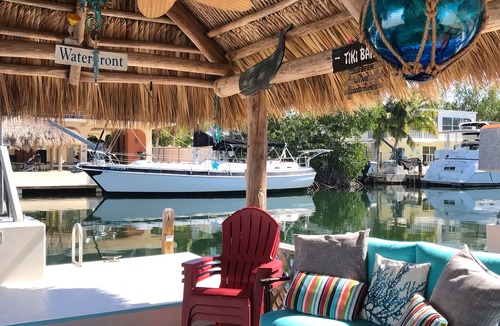 Pirates Cove House | Waterfront Key Largo – Private Dock, Tiki Oasis & Pet Friendly – Sleeps 6